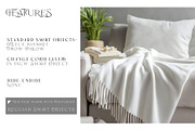 Blanket and Pillow Mockup, a Product Mockup by mock-ups (Thumbnail 2 of 8)