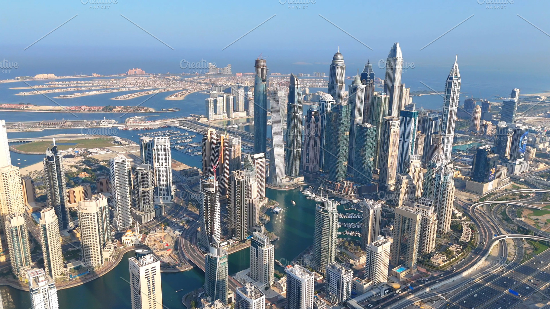 Dubai marina., an Architecture Photo by MorningStar