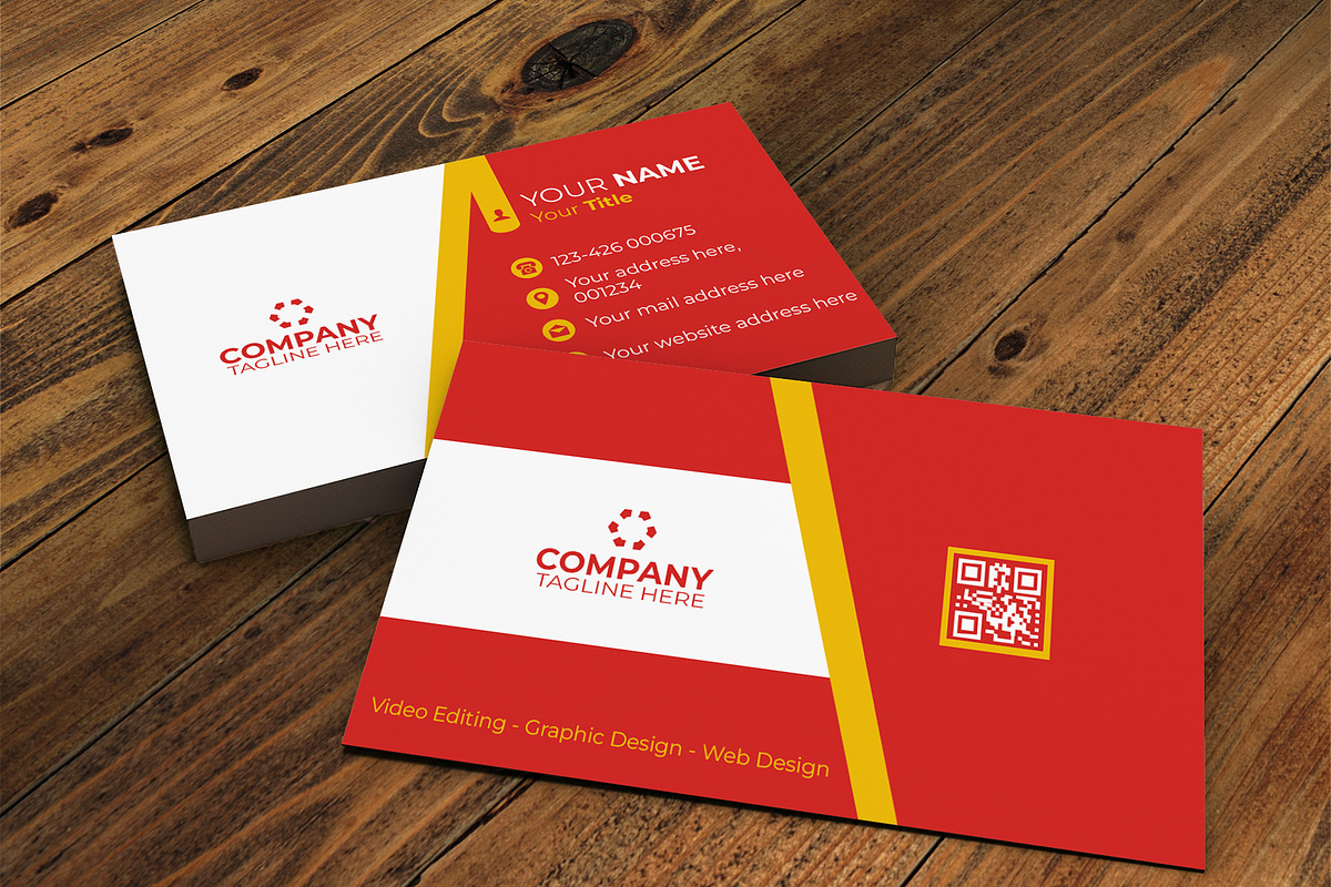 02 business card design templates, a Business Card Template by Lakhan1998 (Photo 2 of 3)