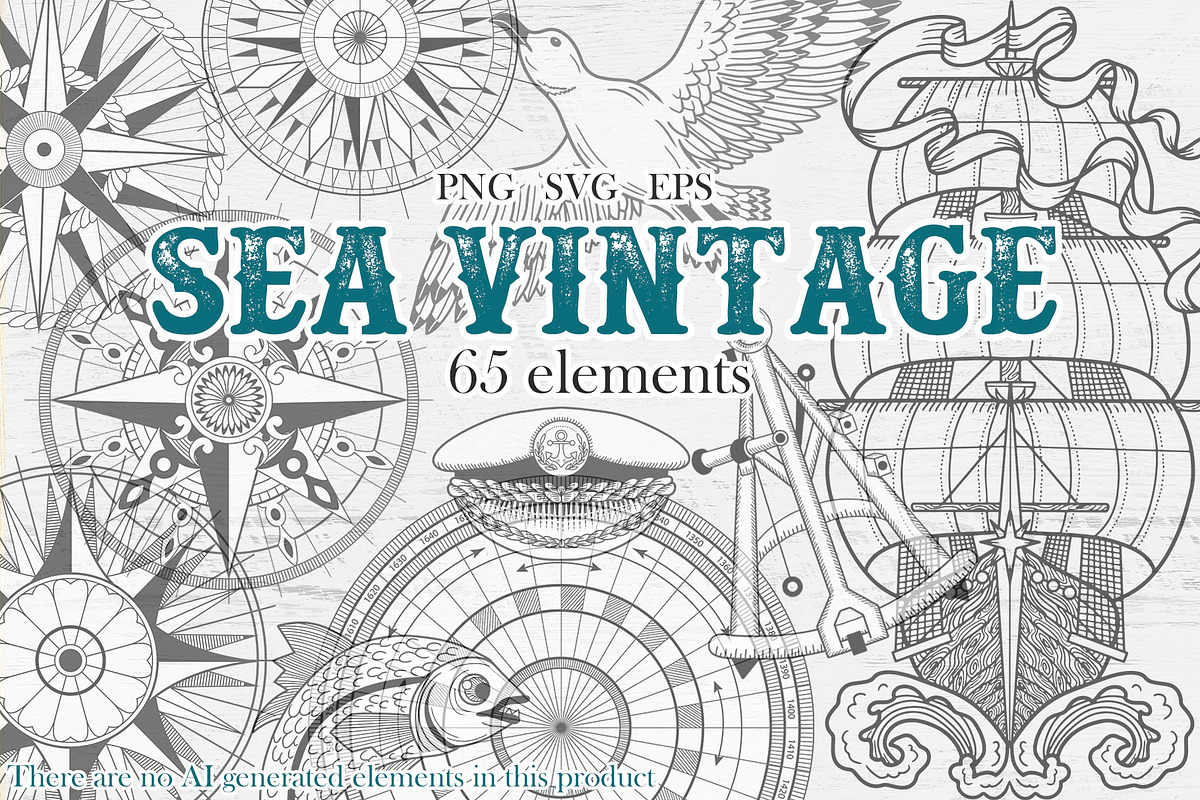 Sea Vintage, a Graphic by Samiramay (Photo 1 of 9)