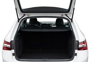 Open trunk of SUV car
