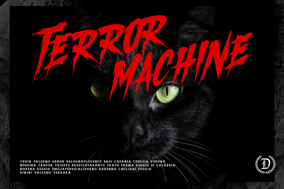 METALMOL Modern Blackletter, a Blackletter Font by dansdesign (Photo 2 of 6)
