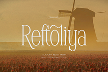 Reftoliya | Modern Serif Font