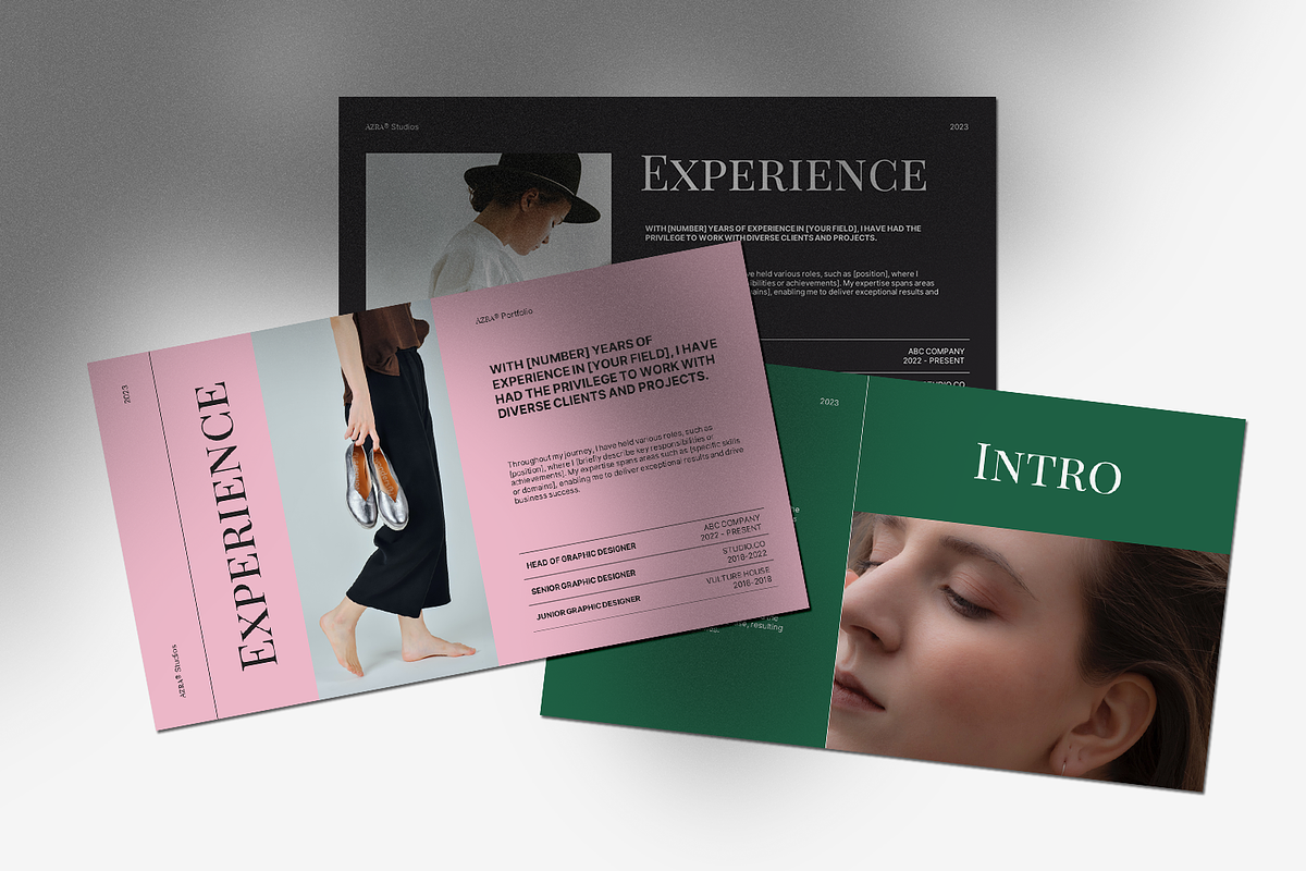 Azra Portfolio - PowerPoint, a Presentation Template by Sixtemp (Photo 4 of 5)