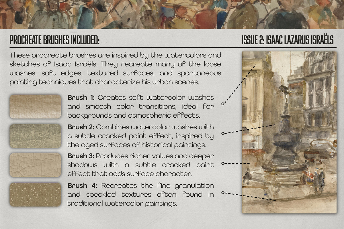 Isaac Israels Procreate Kit, a Brush Add-On by Digi Life (Photo 3 of 8)