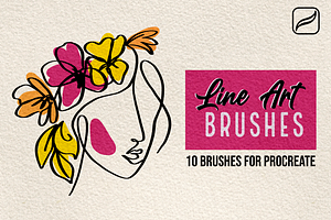 Line Art Brushes For Procreate