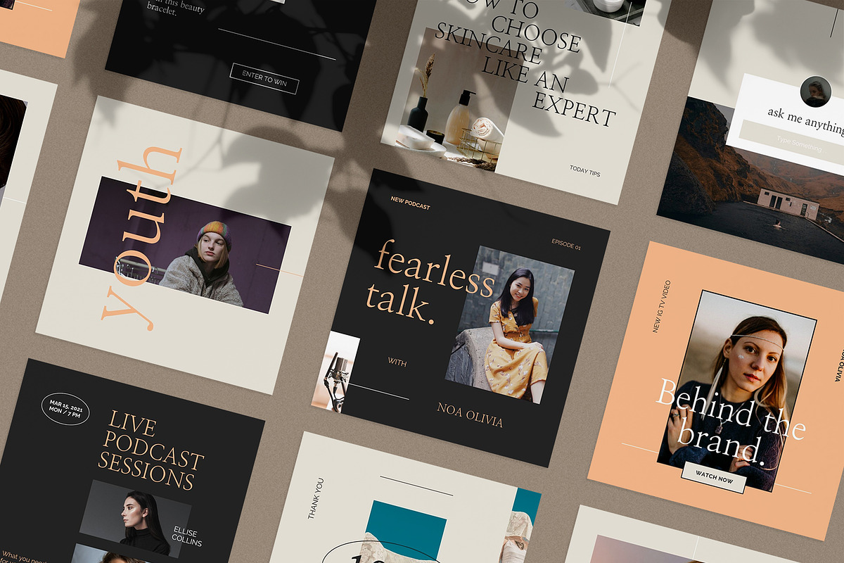 Coach / Influencer Social Media Kit, a Social Media Template by Visuel Colonie® (Photo 2 of 19)