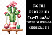 Christmas Indoor Gardening Clipart, an Illustration by Designking (Thumbnail 4 of 4)