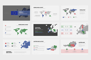 Europa : Europe Area Map Powerpoint