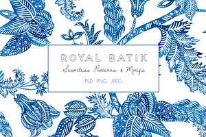 Royal Batik, Seamless Print & Motifs