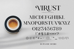 Virust _ Serif Ligature Font