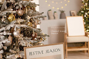 MERRY & BRIGHT Christmas Mockups, a Household Mockup by The Bambi Collective (Thumbnail 12 of 17)