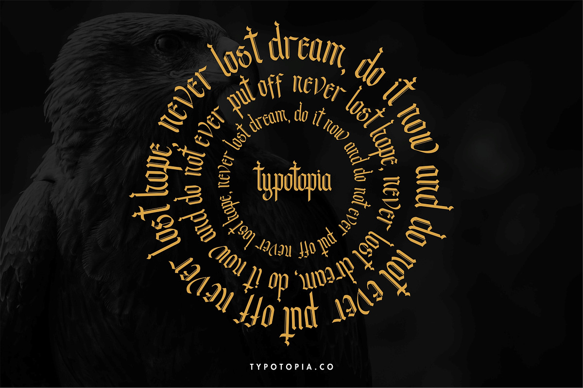 Andalusia - The Blackletter Typeface preview 6
