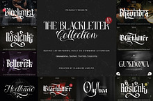 Blackletter Font Bundle