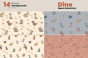 Dino Space Adventure – Vector Set, an Illustration by moja doodle (Thumbnail 6 of 11)
