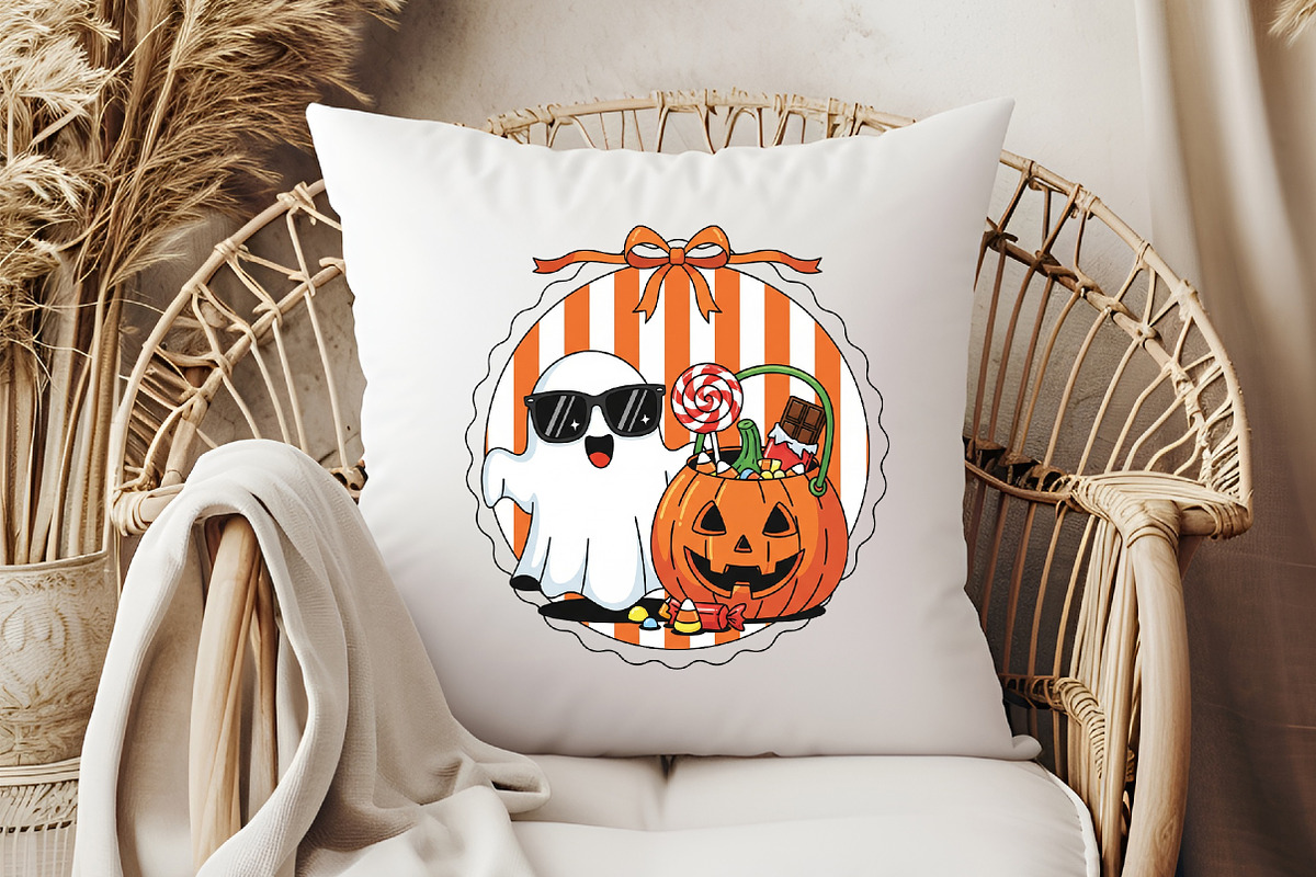 Halloween Ghost Treat Hand-Drawn Fra, an Illustration by Libby Wishes (Photo 4 of 6)