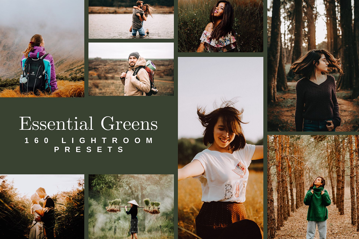 160 Essential Greens Presets, a Preset Add-On by Oak Digital Studios (Photo 3 of 8)