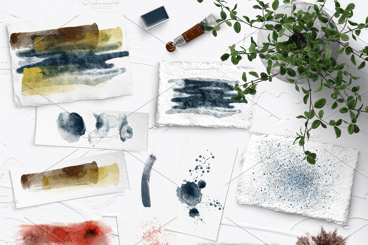 Halloween Watercolor Set, a Seasonal Illustration by BarvArt (Photo 7 of 21)