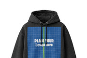 Acid Wash Cropped Hoodie Mockup Back, a Hoody Mockup by Pixel Foundry (Thumbnail 3 of 3)