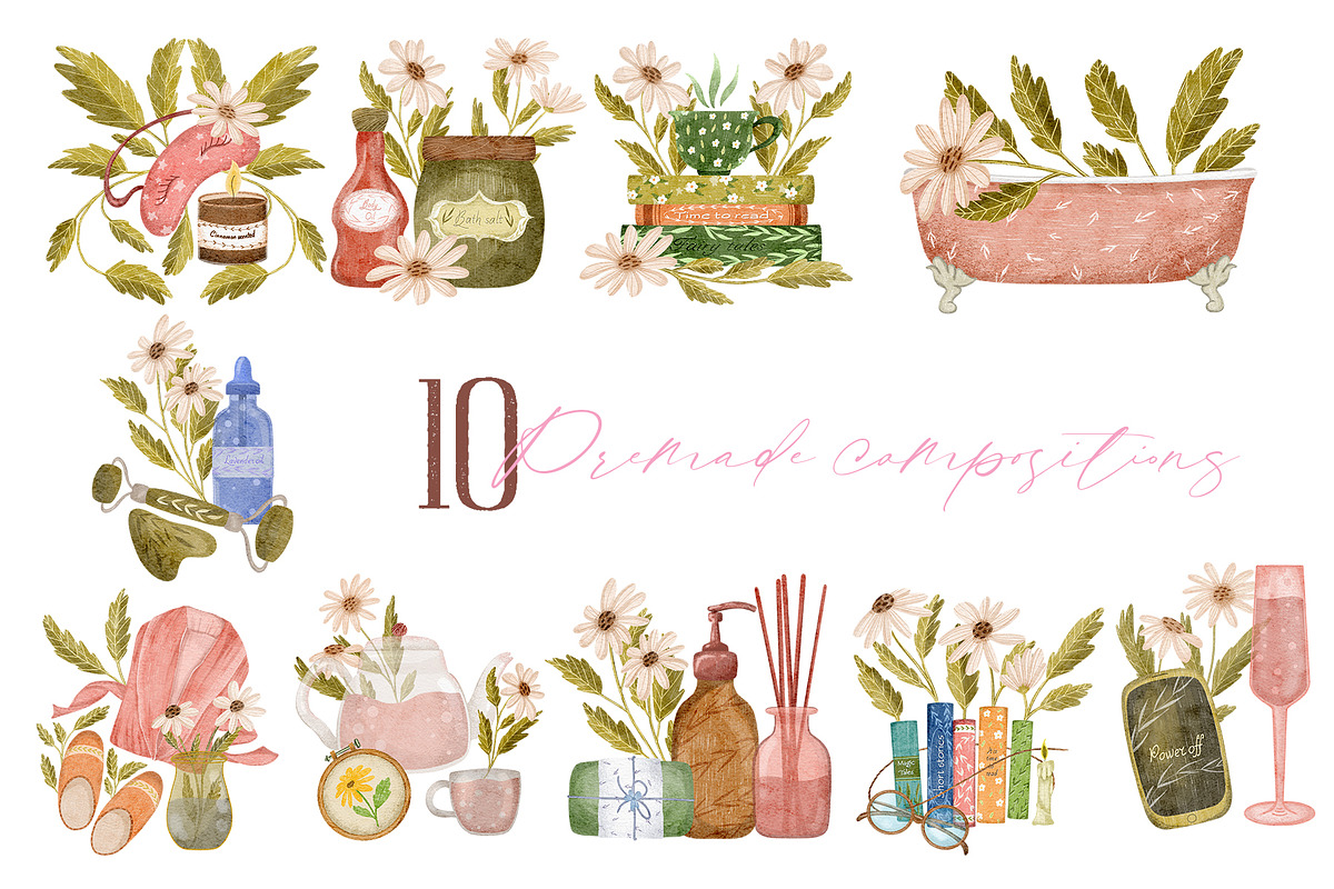 Me time self care illustration, a Healthcare Illustration by Yelloo Fish (Photo 2 of 10)