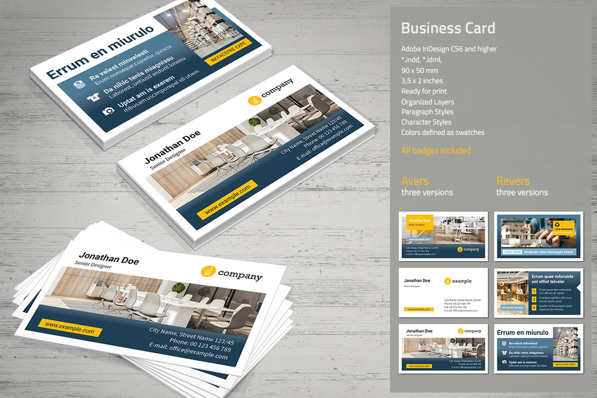 Business Card, a Business Card Template by MrTemplater (Photo 3 of 3)