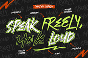 FlickWaver - Freestyle Brush Font, a Font by agnyhasyastudio (Thumbnail 10 of 12)
