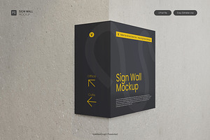 Sign Wall Mockup