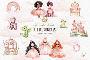 Pink Baby Princess Clipart