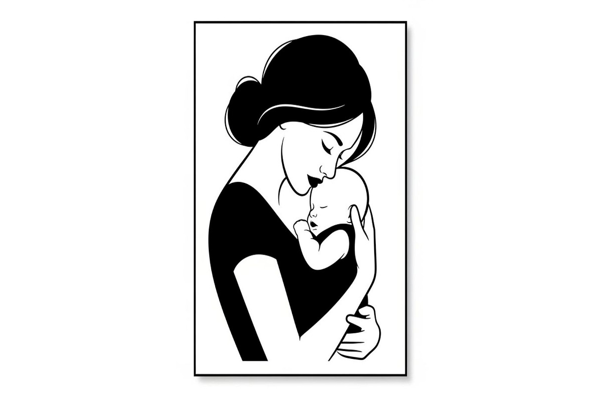 50 Mother and Baby Silhouette Bundle, an Illustration by Creativeshirt (Photo 2 of 48)