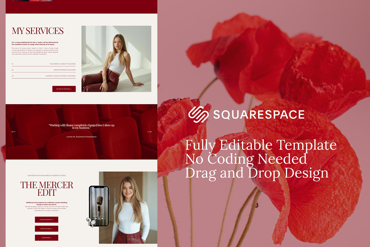 Business Coach Squarespace Template, a Squarespace Template by Sofia Designs (Photo 4 of 11)