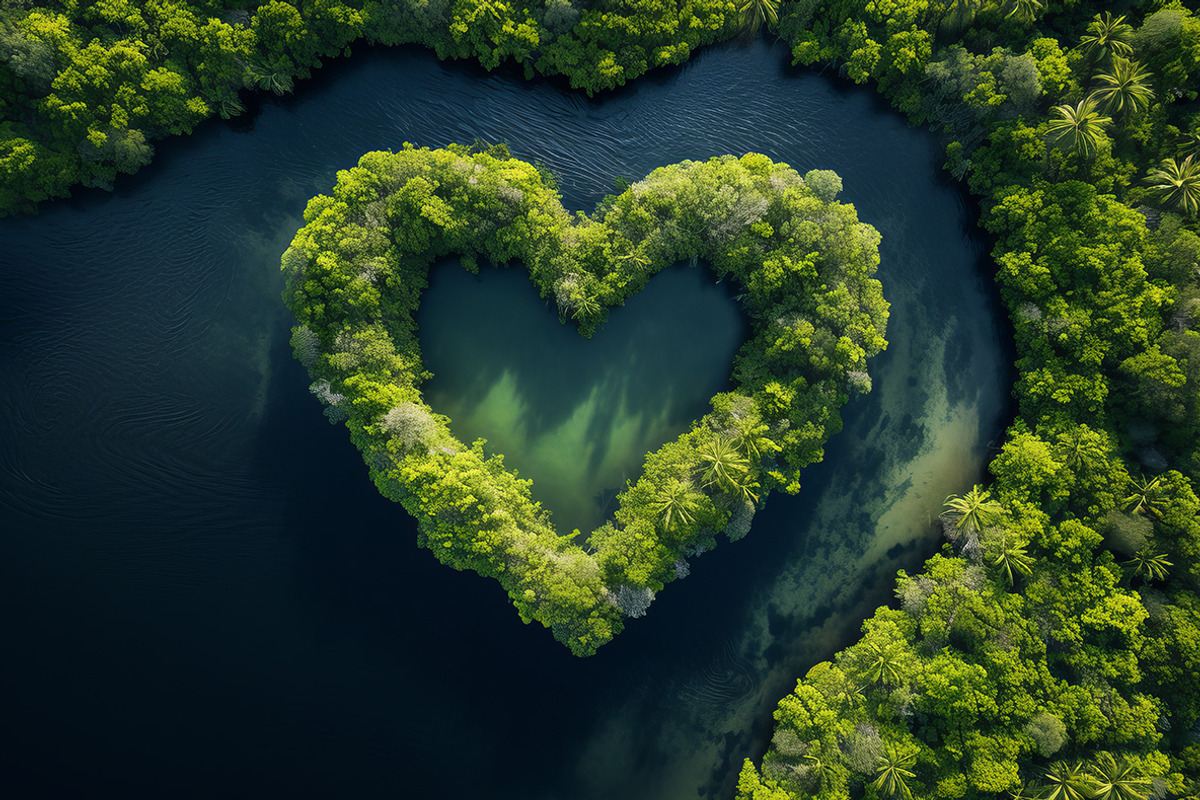 The Hearts of Nature - 23 images, a Decorative Illustration by Handmadefont (Photo 7 of 10)