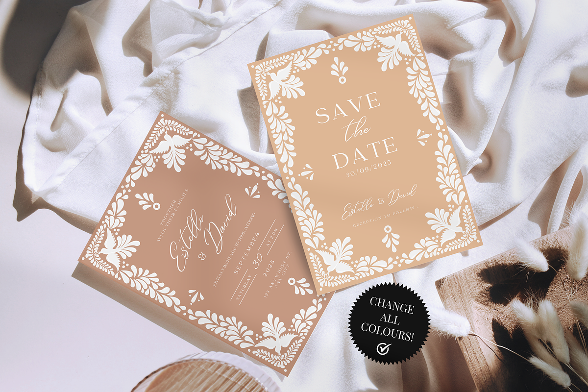 Save the Date & Wedding Invitation, a Templates & Theme by Akbaly (Photo 1 of 10)