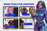 165 Curvy Female Pose Stamps, a Brush Add-On by Selentaori Studio (Thumbnail 11 of 11)