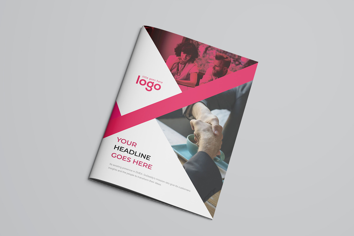 Corporate Bifold Brochure, a Brochure Template by ZAAS (Photo 3 of 8)