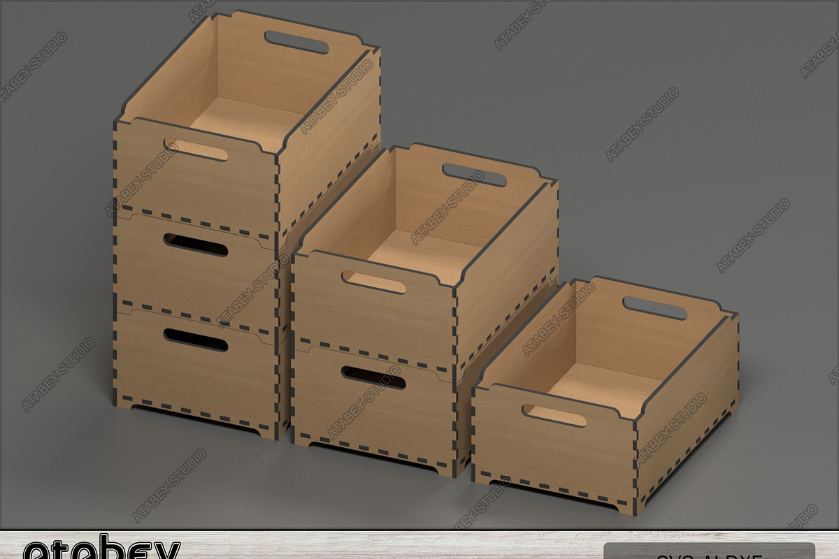 9 Size Stackable Box - Modular Boxes