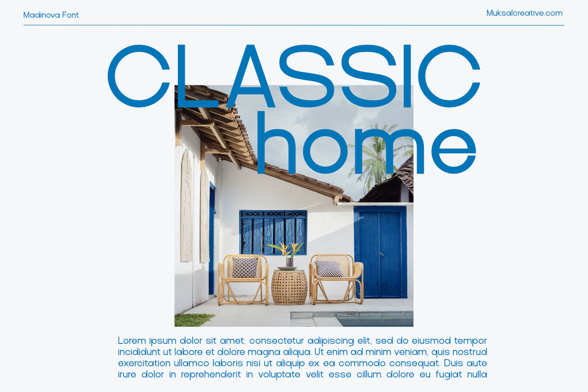 Modinova, a Sans Serif Font by Muksal Creative (Photo 5 of 10)