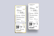 Wedding Boarding Pass Invitation Tem, a Stationery Template by BrandPacks (Thumbnail 2 of 4)