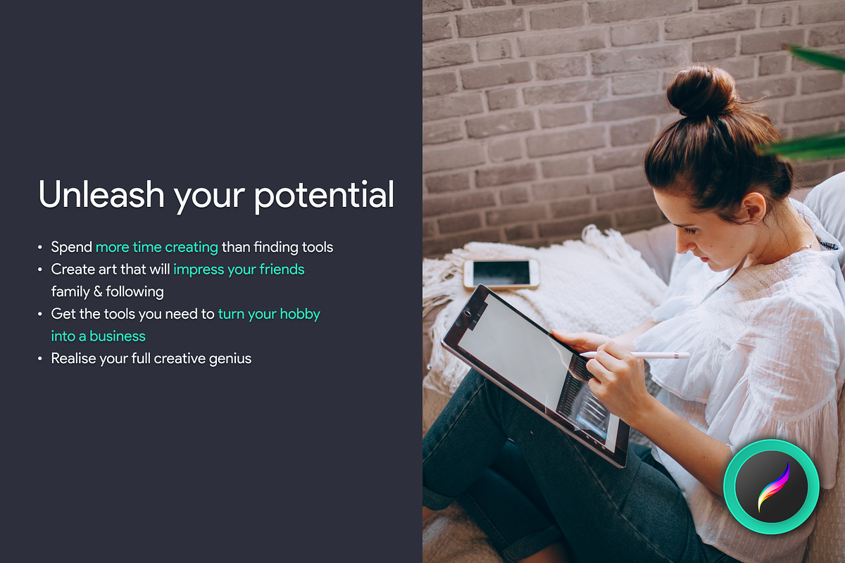 Procreate Artist Bundle, a Brush Add-On by Delightful Design (Photo 3 of 15)