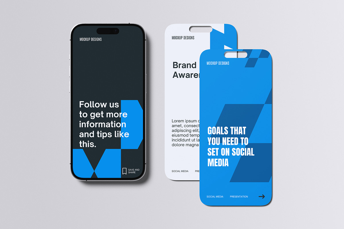 Phone Screen Mockup, an iPhone Mockup by Riel Concept (Photo 3 of 8)