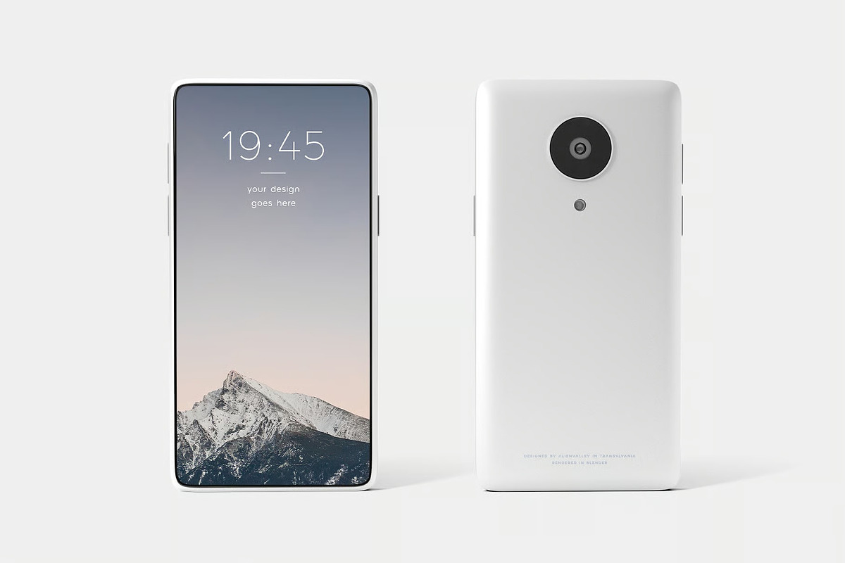 Editable Mobile Phone Mockup, a Device Mockup by zpackcreative (Photo 1 of 4)