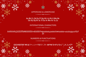 Punible Christmas Font