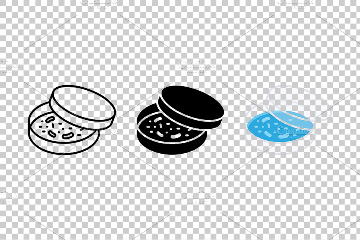 Petri Dish Science Vector Icon Set, an Object Graphic by Artonix (Photo 3 of 3)