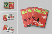 A4 magazine mock-up, a Books & Magazine Mockup by hokagata (Thumbnail 1 of 5)