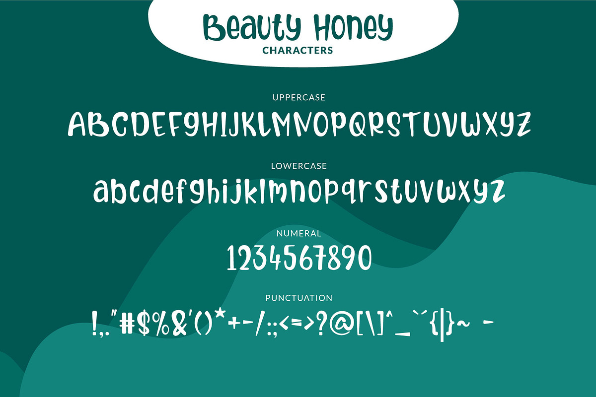 Beauty Honey - A Handwritten Font, a Script Font by sancreastd. (Photo 9 of 9)