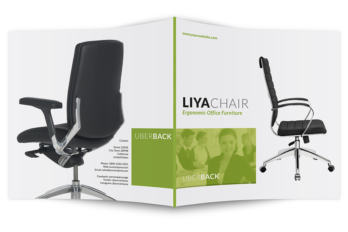 LiyaChair - Square Brochure Template, a Brochure Template by IndieStock (Photo 5 of 5)