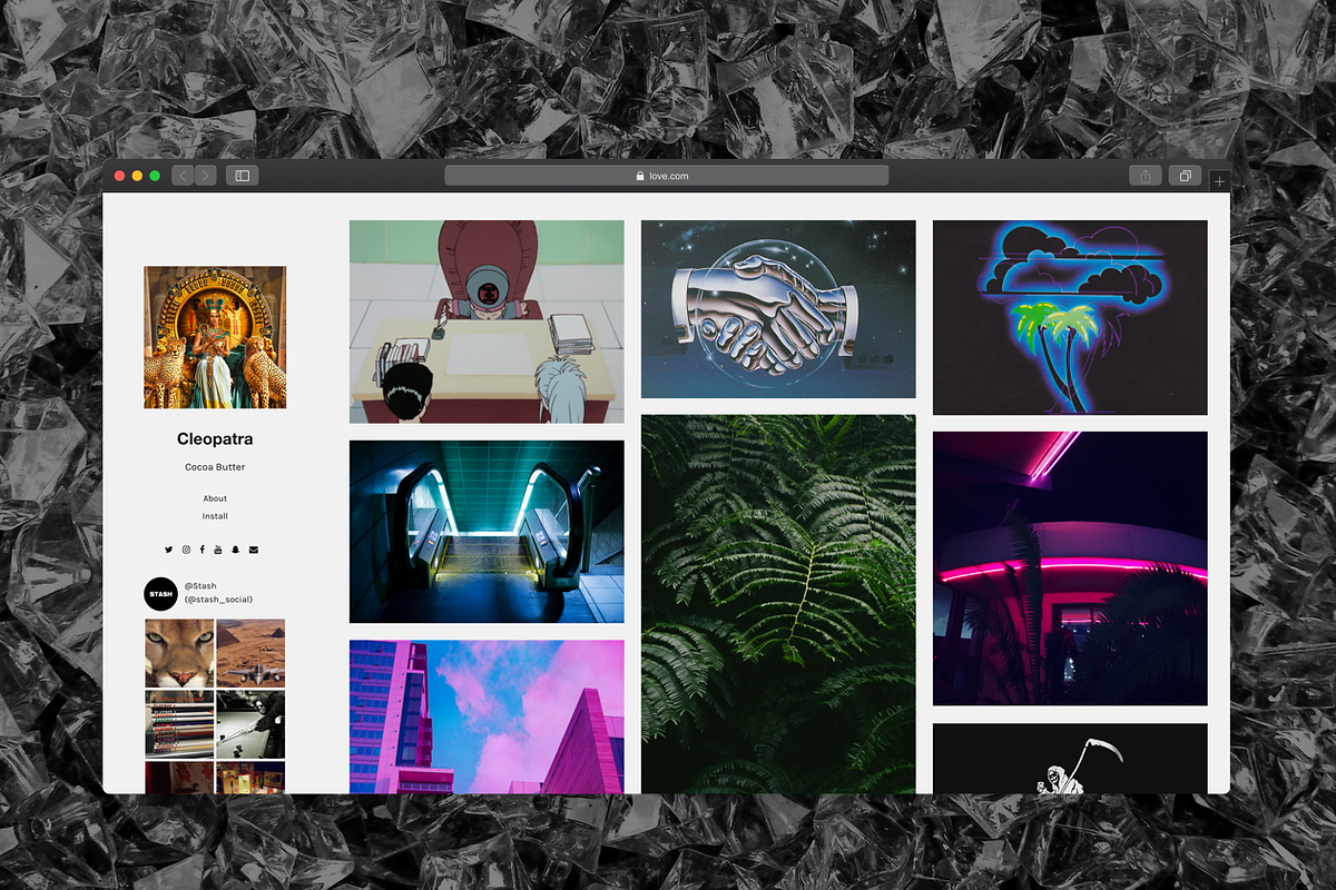 Cleopatra - Gallery Tumblr Theme