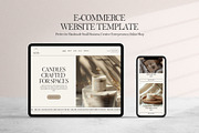 Ecommerce Squarespace 7.1 website, a Squarespace Template by 3.14&Co (Thumbnail 2 of 11)