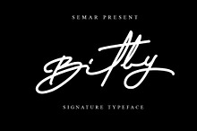 Bitly Signature Font