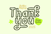 Nafika Display Hand-Drawn Font, a Font by Haps Space (Thumbnail 8 of 8)