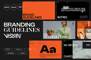 VITSKIN - Brand Guidelines Pack, a Presentation Template by Dirtytemp Studio